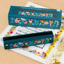 Rex London Children's wooden harmonica - Fairies in the Garden Clearance