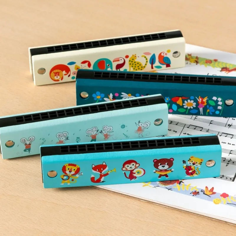 Rex London Children's wooden harmonica - Wild Wonders Best