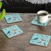Rex London Coasters (set of 4) - Garden Birds Fashion