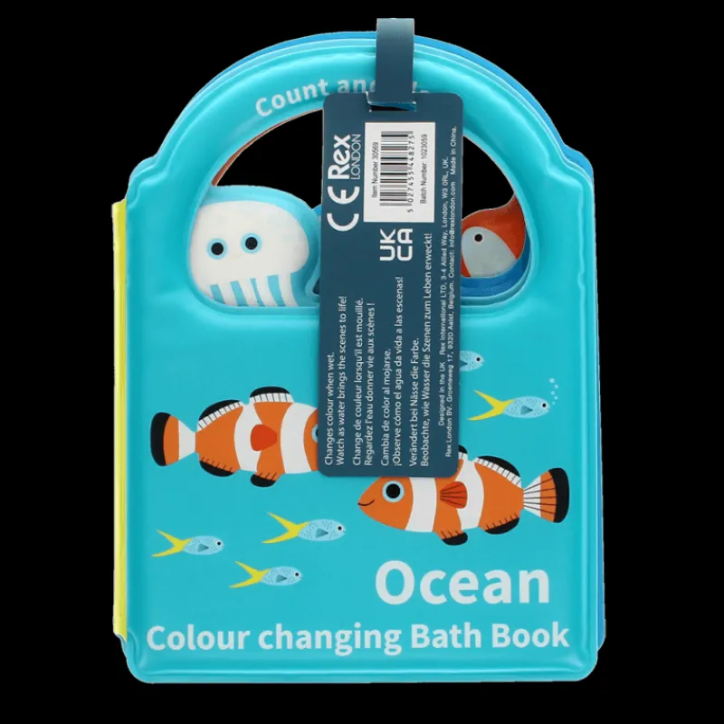 Rex London Colour changing bath book - Ocean Clearance