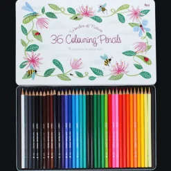 Rex London 36 colouring pencils in a tin - Wonders of Nature New
