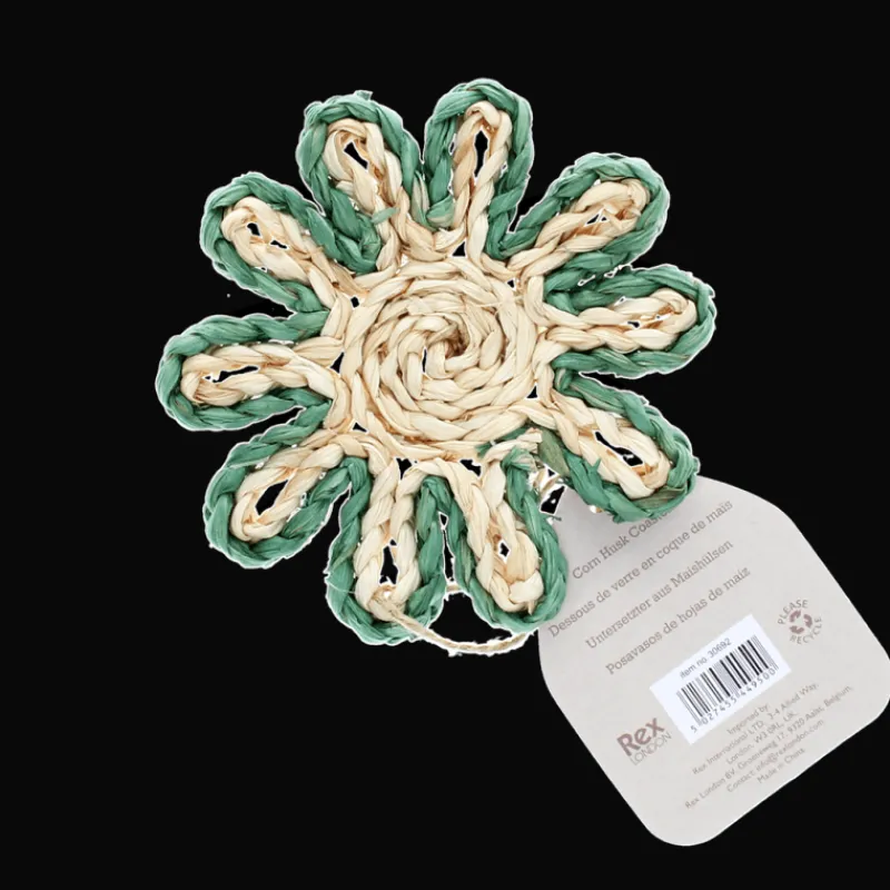 Rex London Corn husk coaster - Blue Online