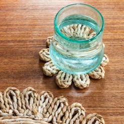 Rex London Corn husk coaster - Natural Outlet