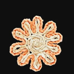 Rex London Corn husk coaster - Orange Fashion