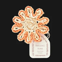 Rex London Corn husk coaster - Orange Fashion