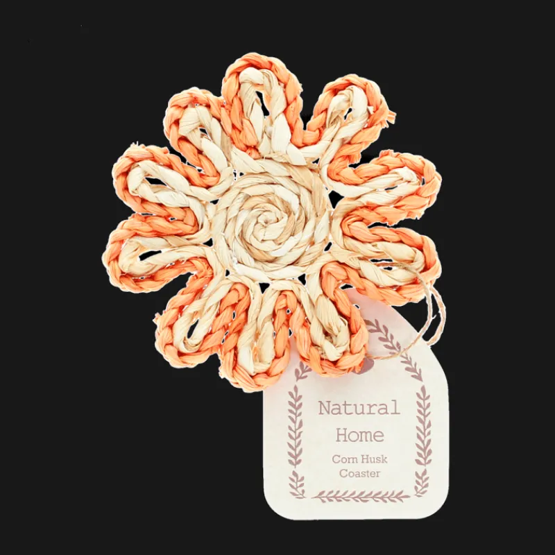 Rex London Corn husk coaster - Orange Fashion