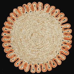 Rex London Corn husk placemat - Orange Fashion