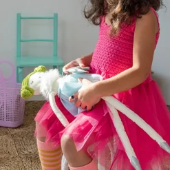 Rex London Crochet dress (5-6 years) - Bright pink Outlet