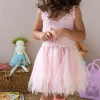Rex London Crochet dress (3-4 years) - Pale pink Fashion