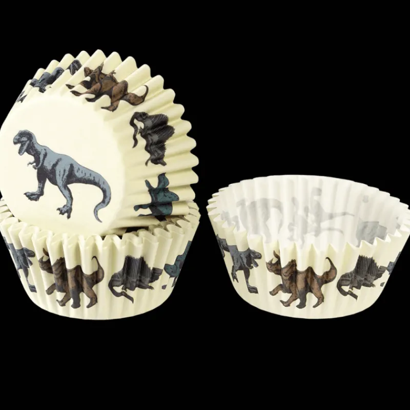 Rex London Cupcake cases (pack of 50) - Prehistoric Land Clearance