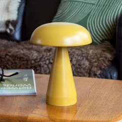 Rex London Dimmable mushroom touch lamp - Mustard yellow Sale