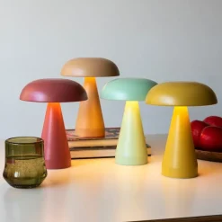 Rex London Dimmable mushroom touch lamp - Fawn Outlet