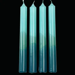 Rex London Dip dye candles (set of 4) - Blue Fashion