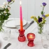 Rex London Double ended glass candle holder - Red Sale
