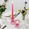 Rex London Double ended glass candle holder - Pink Best
