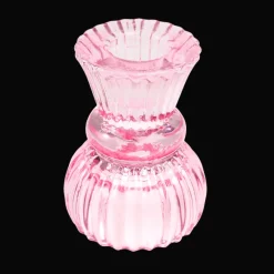Rex London Double ended glass candle holder - Pink Best
