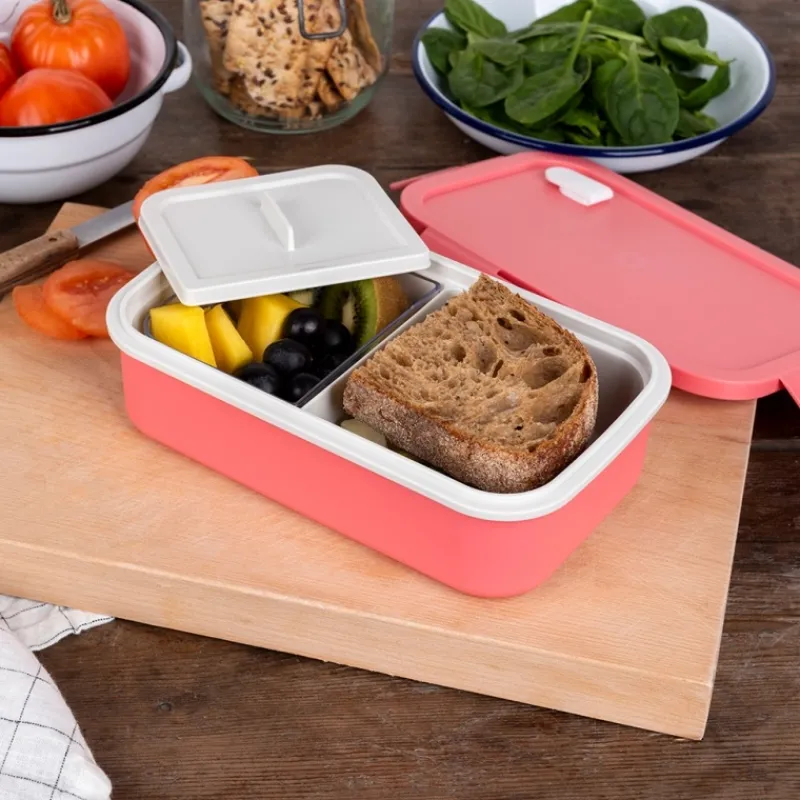 Rex London Double wall lunch box with divider - Rose pink Online