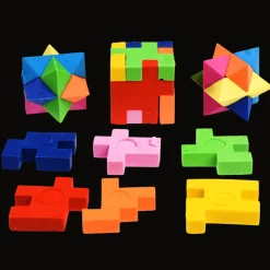Rex London 3D puzzle erasers (set of 4) - Wild Bear Outlet