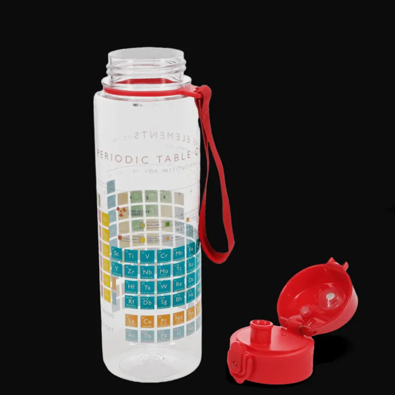 Rex London Drinks bottle with push button lid 700ml - Periodic Table Clearance