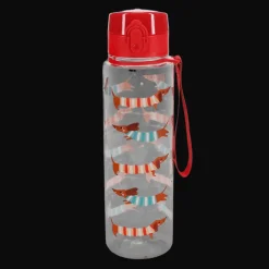 Rex London Drinks bottle with push button lid 700ml - Sausage Dog New