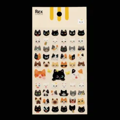 Rex London 3D stickers - Quirky Cats New
