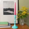 Rex London Enamel candlestick (19cm) - Aqua Sale