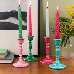 Rex London Enamel candlestick (13cm) - Dark green Online