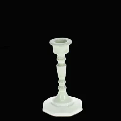 Rex London Enamel candlestick (13cm) - Light grey Hot