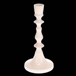 Rex London Enamel candlestick (19cm) - Soft pink Fashion