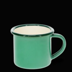 Rex London Enamel espresso mug 150ml - Green Online