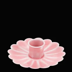 Rex London Enamel flat flower candle holder - Pink Online
