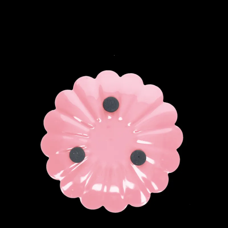 Rex London Enamel flat flower candle holder - Pink Online
