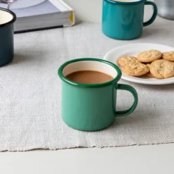 Rex London Enamel mug 350ml - Green New