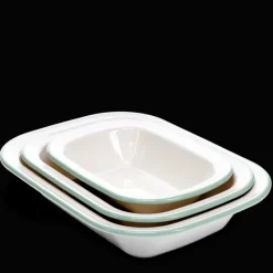 Rex London Enamel pie dishes (set of 3) - Pistachio green Hot