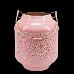 Rex London Enamel tealight lantern - Pink Discount