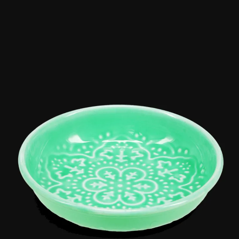 Rex London Enamel trinket dish - Green. New