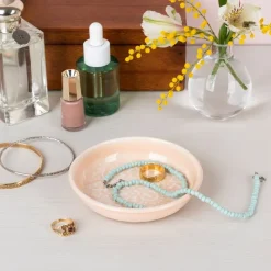 Rex London Enamel trinket dish - Soft pink Sale