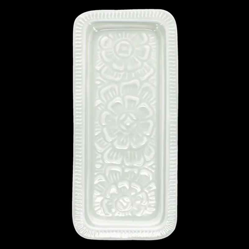 Rex London Enamel trinket tray - Light grey Clearance