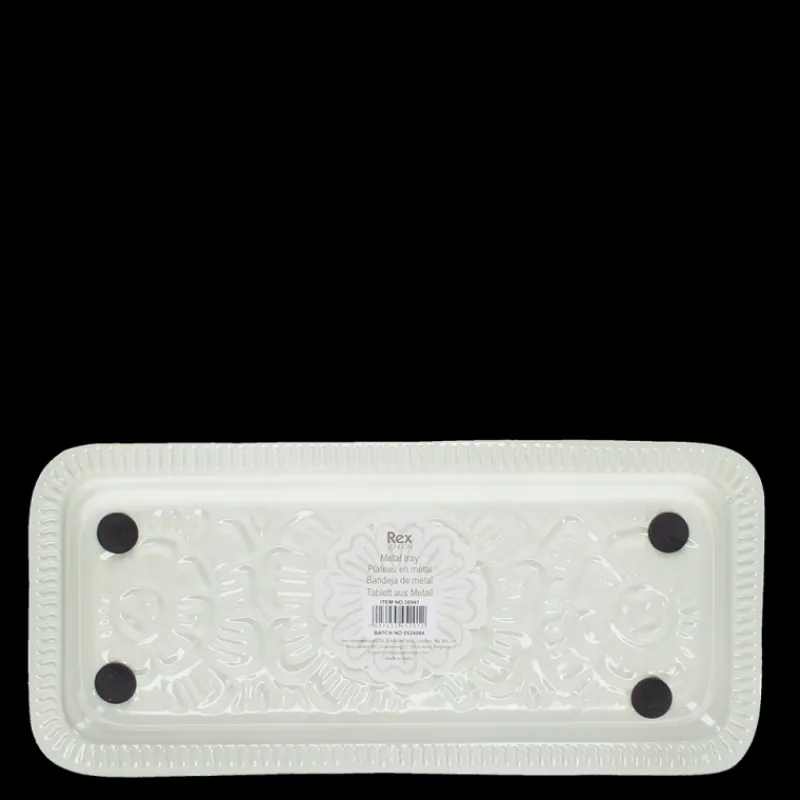 Rex London Enamel trinket tray - Light grey Clearance