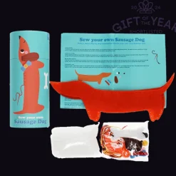 Rex London Felt craft kit - Sew your own sausage dog New