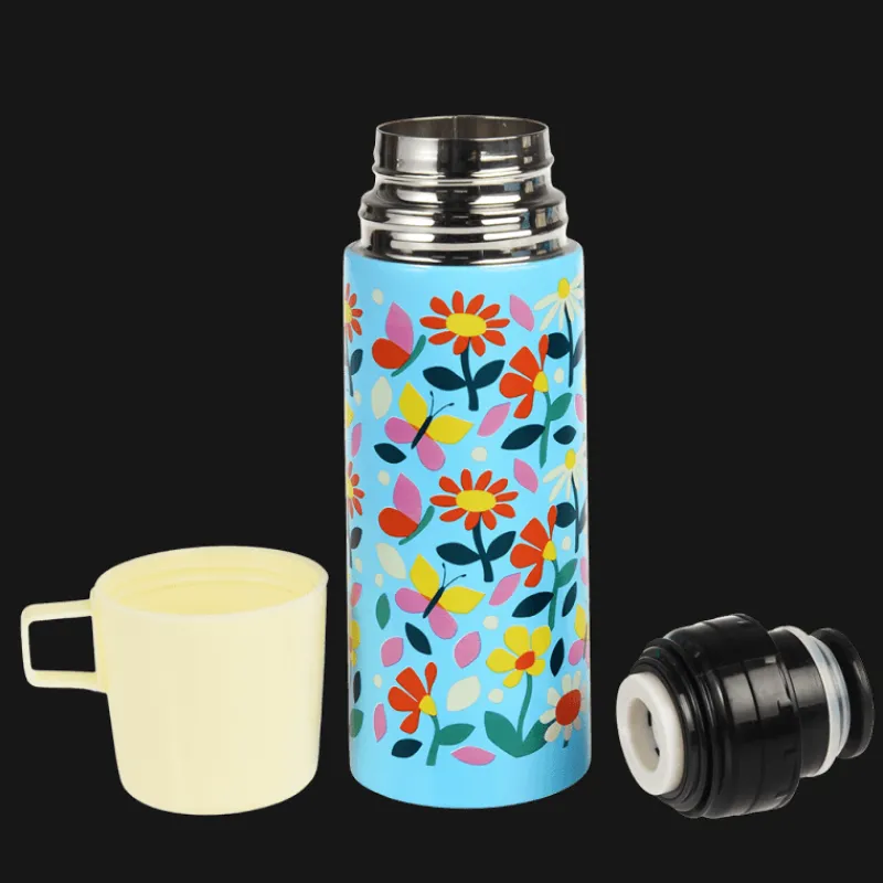 Rex London Flask and cup 350ml - Butterfly Garden Fashion