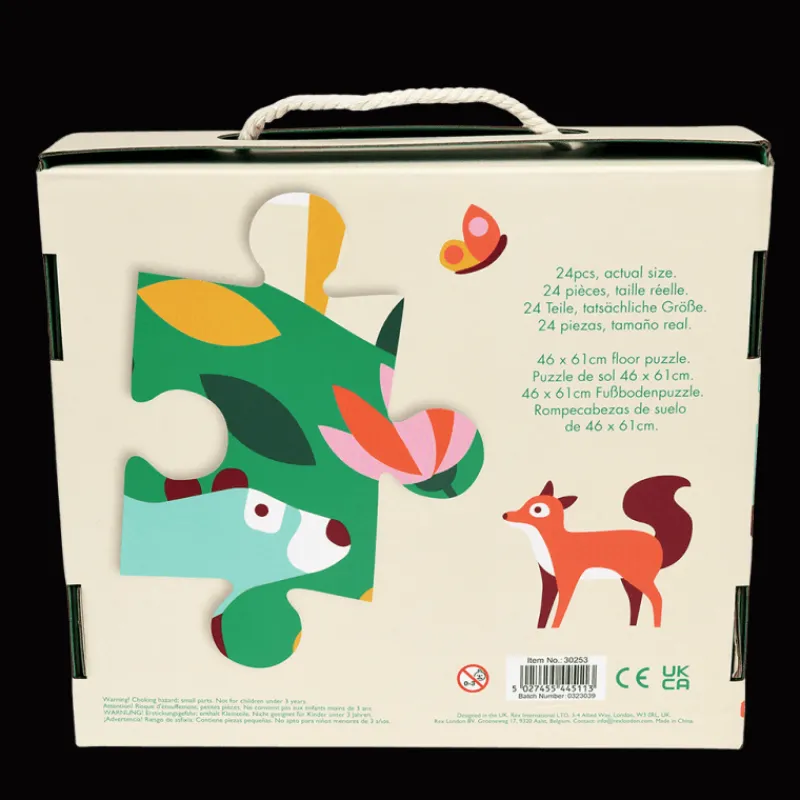 Rex London Floor puzzle (24 pieces) - Woodland Discount