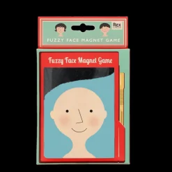 Rex London Fuzzy face magnet toy New