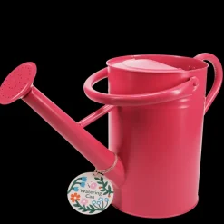 Rex London Galvanised steel watering can 4.5L - Red Clearance
