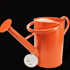 Rex London Galvanised steel watering can 4.5L - Orange Sale