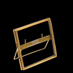 Rex London Glass and brass metal standing frame (8 x 8cm) Online