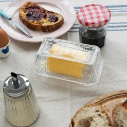Rex London Glass butter dish Hot