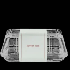 Rex London Glass butter dish Hot
