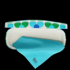Rex London Glasses case & cleaning cloth - Blue and green Daisy Sale