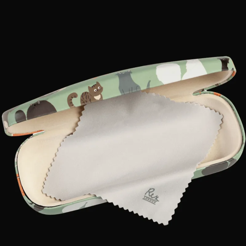 Rex London Glasses case & cleaning cloth - Nine Lives New
